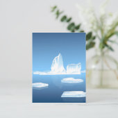 Carte Postale Beauté d'iceberg (Debout devant)