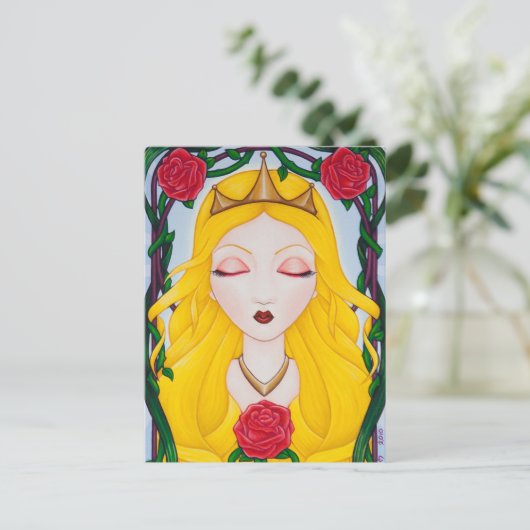 Carte Postale Beauté dormante (Debout devant)