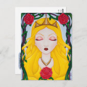 Carte Postale Beauté dormante (Devant / Derrière)