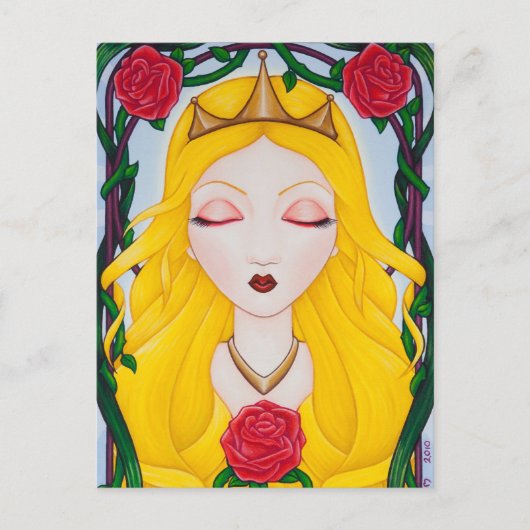 Carte Postale Beauté dormante (Devant)