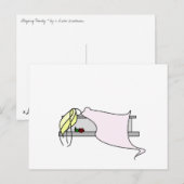 Carte Postale Beauté dormante (Devant / Derrière)