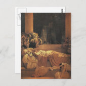 Carte Postale Beauté dormante, Maxfield Parrish Art (Devant / Derrière)