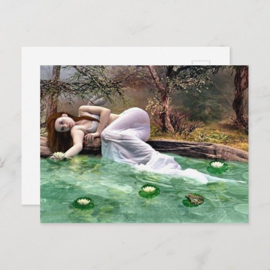 Carte Postale Beauté du nénuphar (Devant / Derrière)