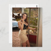 Carte Postale Beauté échouée sur la route 66 photo (Devant / Derrière)