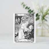 Carte Postale beauté et bête (Debout devant)