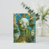 Carte Postale Beauté extraterrestre - Freepa (Debout devant)