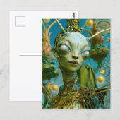 Carte Postale Beauté extraterrestre - Freepa (Devant / Derrière)