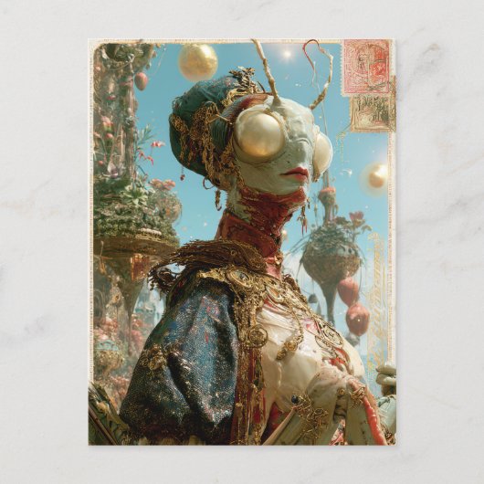 Carte Postale Beauté extraterrestre - Kishmar (Devant)