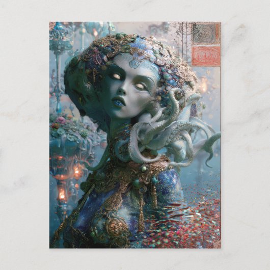 Carte Postale Beauté extraterrestre - Ondelette (Devant)