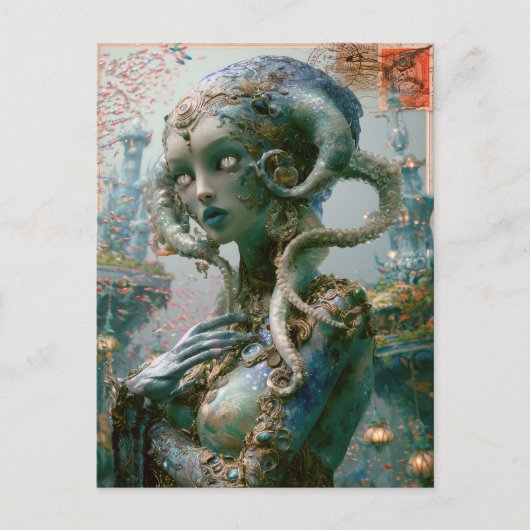 Carte Postale Beauté extraterrestre - Sapphron (Devant)