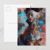 Carte Postale Beauté extraterrestre - Themule (Devant / Derrière)