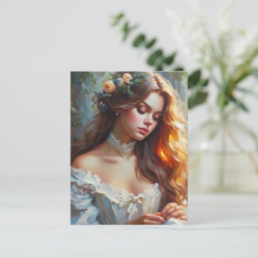 Carte Postale Beauté fabuleuse (Debout devant)