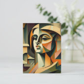 Carte Postale Beauté féminine cubisme (Debout devant)