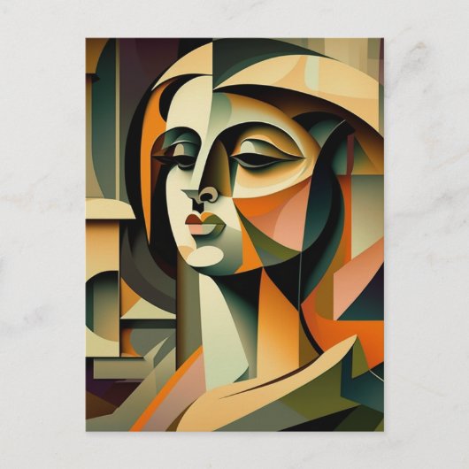 Carte Postale Beauté féminine cubisme (Devant)