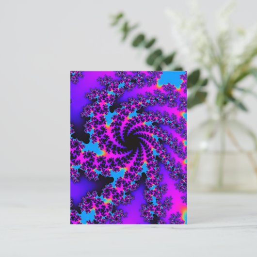 Carte Postale Beauté fractale (Debout devant)