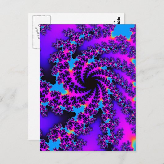 Carte Postale Beauté fractale (Devant / Derrière)