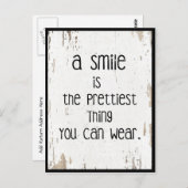 Carte postale Beauté intérieure (Devant / Derrière)