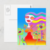 Carte Postale Beauté lumineuse (Devant / Derrière)