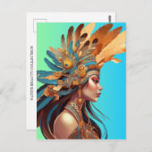 CARTE POSTALE BEAUTÉ NATIVE #1 (Devant / Derrière)