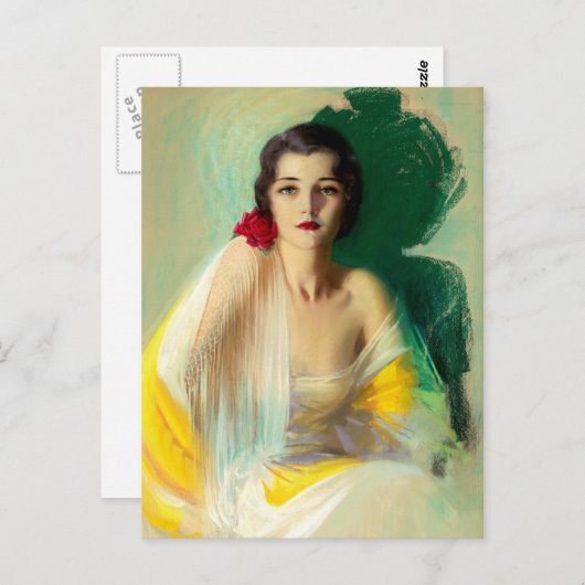 Carte Postale Beauté rétro 33 (Devant / Derrière)