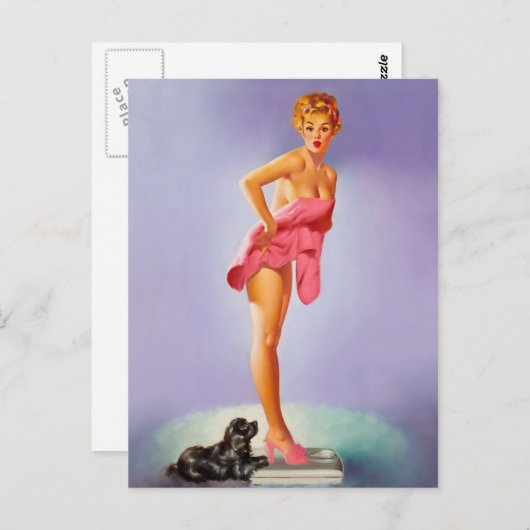 Carte Postale Beauté rétro 56 (Devant / Derrière)