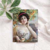 Carte Postale Beauté sous le Bigaradier par Émile Vernon