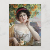 Carte Postale Beauté sous le Bigaradier par Émile Vernon (Devant)