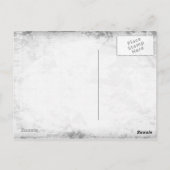 Carte Postale Beauté synthétique version bleue (Dos)