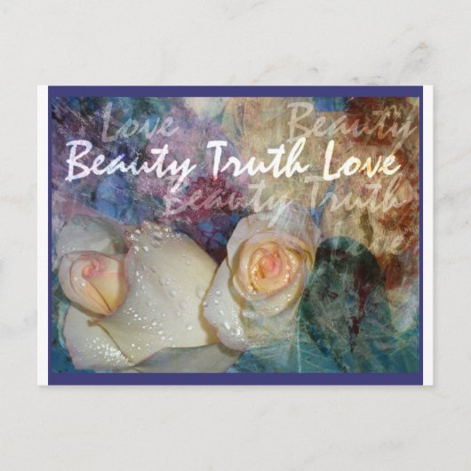 Carte Postale Beauté, vérité, amour (Devant)