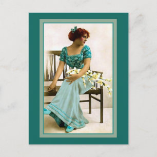 Carte Postale Beauté victorienne, photo restaurée