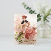 Carte Postale Beauté vintage (Debout devant)