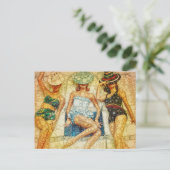 Carte Postale Beautés de bain (Debout devant)