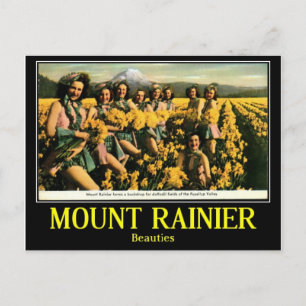Carte Postale Beautés en Puyallup Valley, Vintage