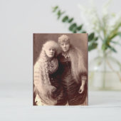 Carte Postale Beautés vintages de l'Albino (Debout devant)