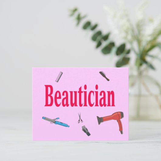 Carte postale Beautician (Debout devant)