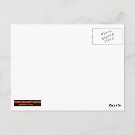 Carte postale Beautician (Dos)