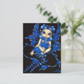 Carte postale "Beautiful Blue Fairy" (Debout devant)