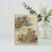 Carte Postale Beautiful Early 1900's Vintage Birthday Greeting (Debout devant)