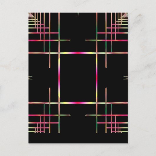 Carte Postale Beautiful Fractal patters (Devant)