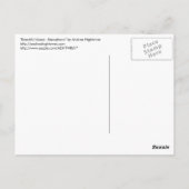 Carte Postale Beautiful Music-saxophone (Dos)