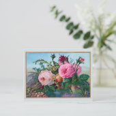 Carte Postale Beautiful Roses Along the Water (Debout devant)