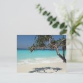 Carte Postale Beautiful Tropical Beach (Debout devant)