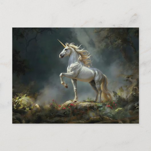 Carte Postale beautiful unicorn Postcard (Devant)