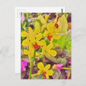 Carte Postale Beautiful Yellow autumn (Devant / Derrière)