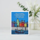 Carte Postale Beautifully Unrepeatable Inspirational Coastal (Debout devant)