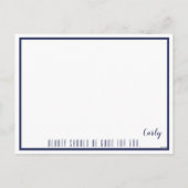 Carte postale Beauty counter (Dos)