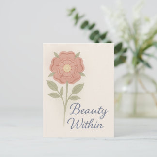 Carte Postale Beauty Within — Key chain