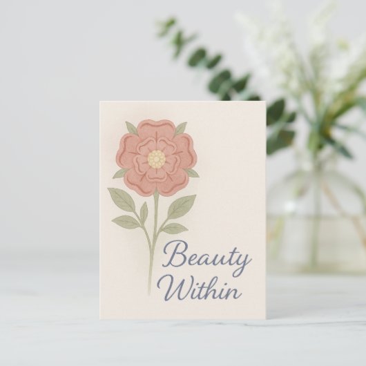 Carte Postale Beauty Within — Key chain (Debout devant)