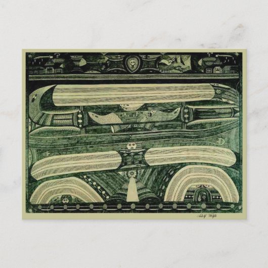 Carte Postale Beaux-arts de "essence" de Wölfli (Devant)