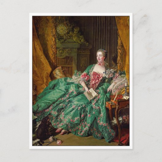 Carte Postale Beaux-Arts Madame de Pompadour par Francois Bouche (Devant)
